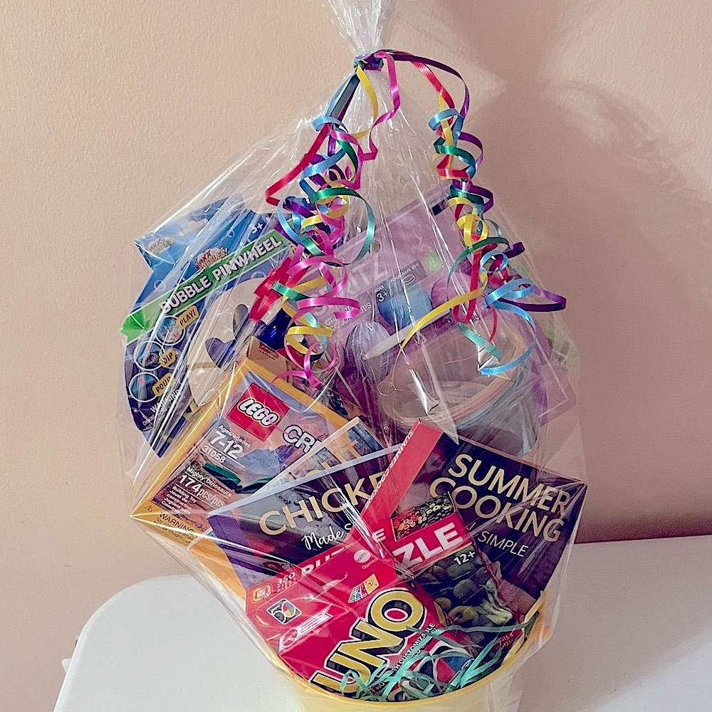 Colorful Easter Gift Basket